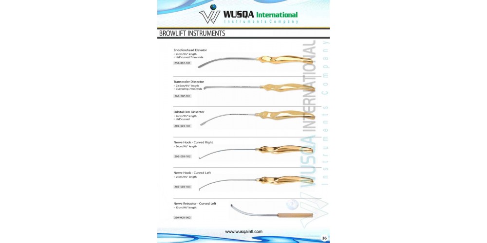 Endoscopic Browlift Instruments